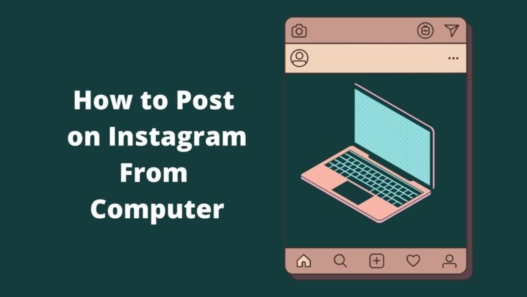 How to Post on Instagram From Computer