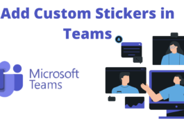 Add Custom Stickers in Microsoft Teams