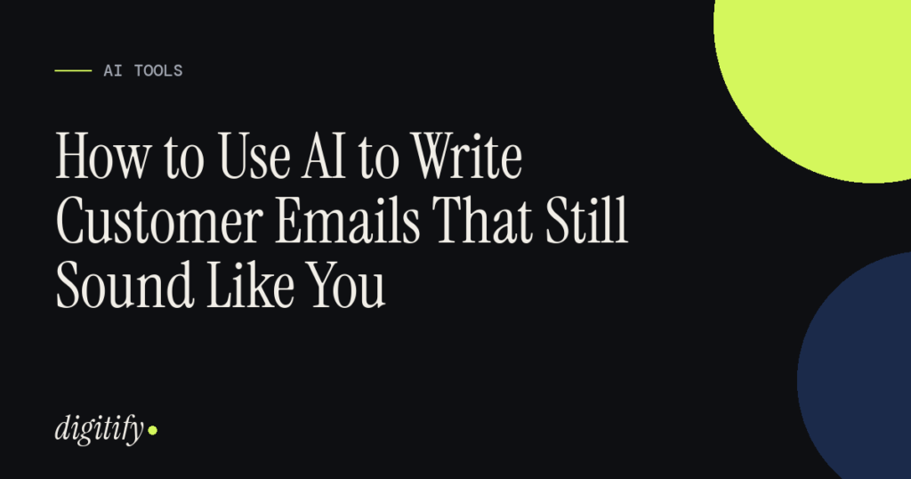 Person typing email on laptop with coffee