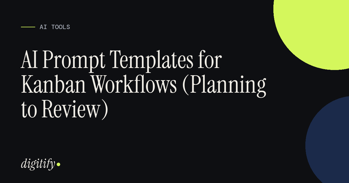 Kanban board with colorful task cards and workflow columns