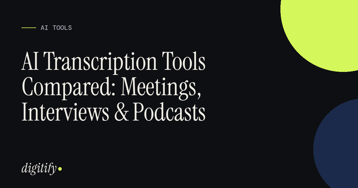 AI transcription tools comparison guide for business meetings and podcasts
