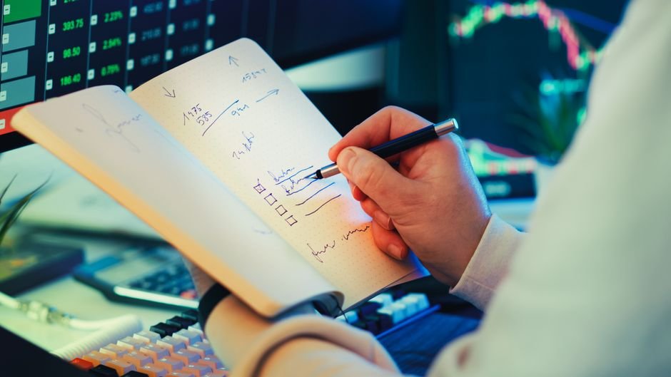 Small business owner reviewing customised workflow views and filters