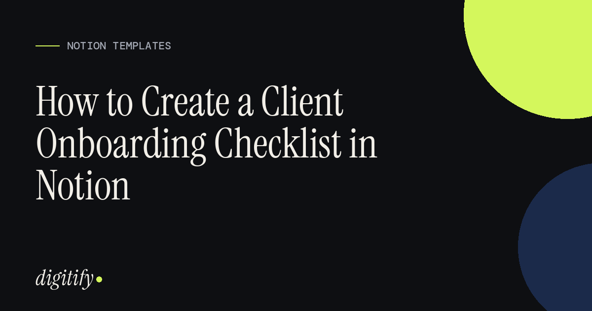 Professional workspace with checklist and laptop representing client onboarding workflow