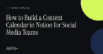 Team planning social media content calendar on laptop