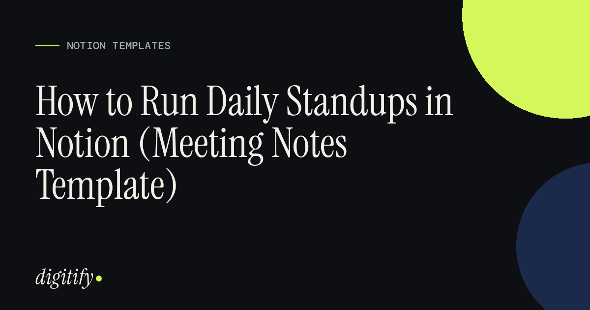 Team discussing daily standup meeting notes on laptop